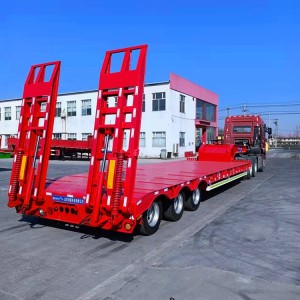 15米三线六轴拖板车 工程机械运输半挂车 瑞鑫常年定做