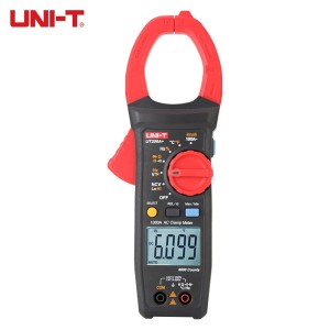优利德（UNI-T）UT206A+交流电流钳形表1000A智能防烧数字万用表
