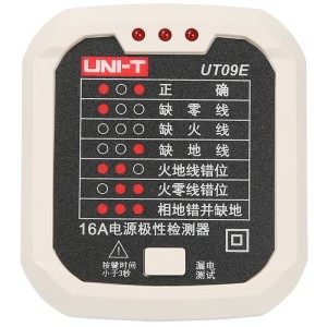 优利德（UNI-T）UT09E 验电器 插座插排测试仪