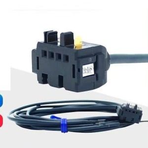 欧姆龙（OMRON)光电传感器 光电开关 光纤传感器 光纤头 简易光纤放大器 子母接插件 E3X-CN11